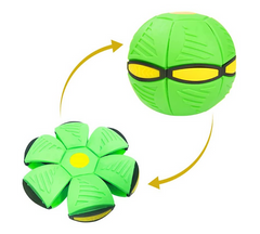 Magic Flying Ball Frisbee,  Football Flat Throw Disc with LED Light Flying Toys Outdoor Garden, Best for gift ball