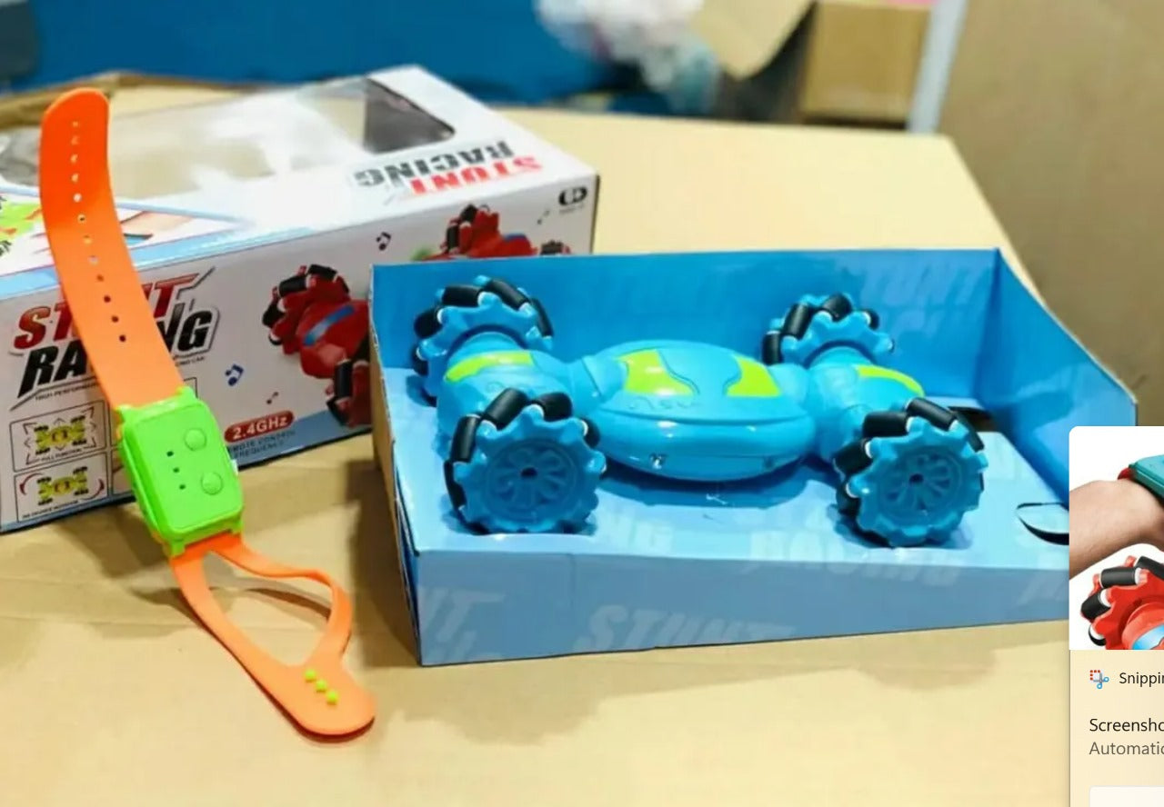 Rechargeable Remote Control Stunt Car  Battery Included Twisting RC Car for Epic Stunts
