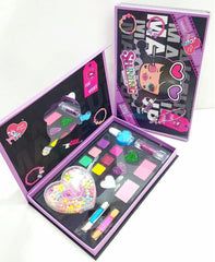 Portable Makeup Kit for Girls – Safe Cosmetic Beauty Set & Makeup Box Toy for Kids