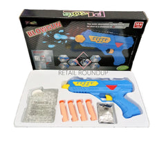 Dual-Function Water Blaster & Nerf Dart Gun – Air Space Cannon with 300 Absorbent Water Balls & Crystal Ball, Ultimate Birthday Toy for Kids